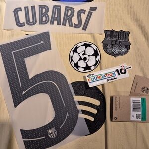 25/26 Nike FC Barcelona #5 CUBARSI Away Match ADV Soccer Jersey HJ4554-784